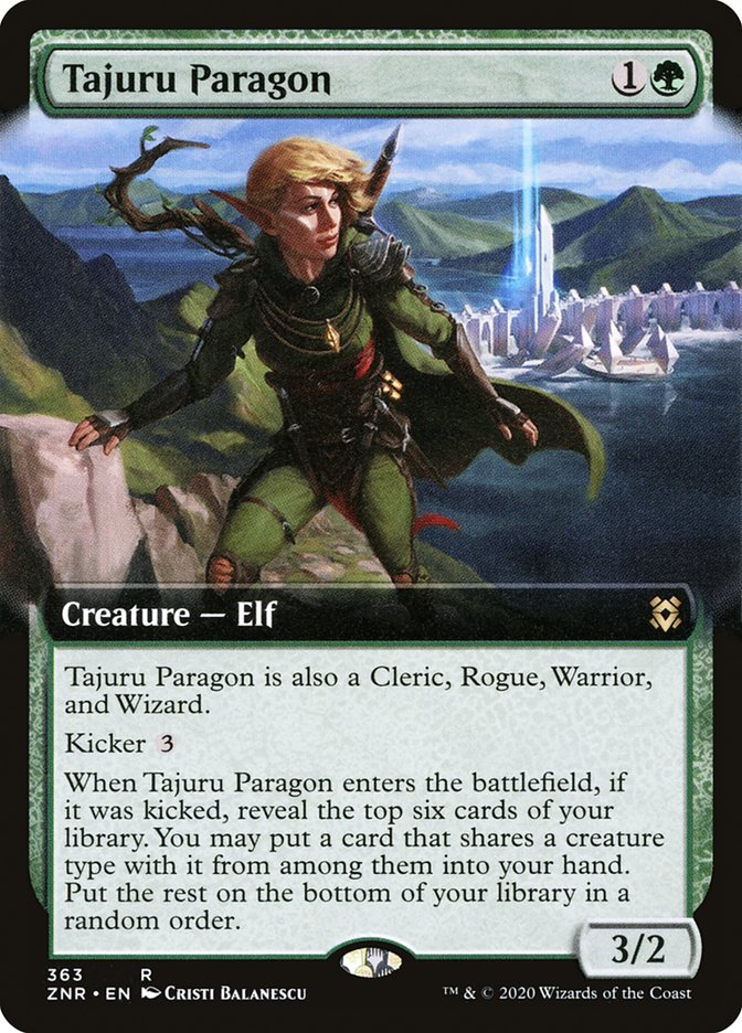 Tajuru Paragon (Extended Art) [Zendikar Rising] | Game Master's Emporium (The New GME)