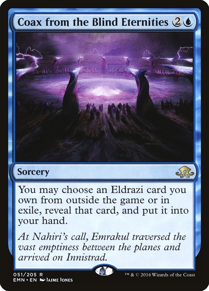 Coax from the Blind Eternities [Eldritch Moon] | Game Master's Emporium (The New GME)