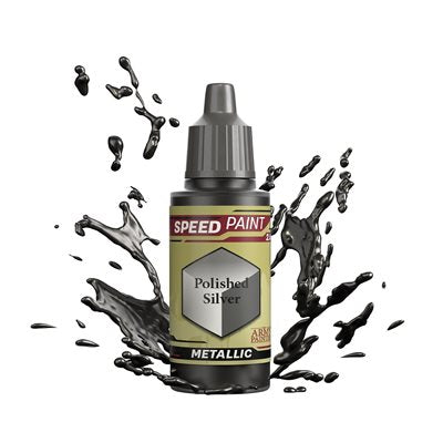 Army Painter Speed Paint  Polished Sliver | Game Master's Emporium (The New GME)