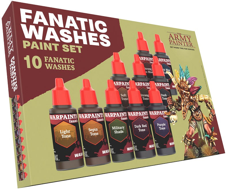 Army Painter Fanatic Washes Paint Set | Game Master's Emporium (The New GME)