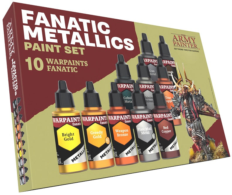 Army Painter Fanatic Metallics Paint Set | Game Master's Emporium (The New GME)