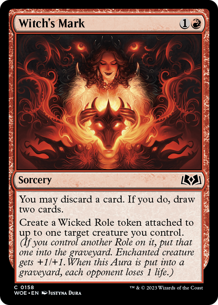 Witch's Mark [Wilds of Eldraine] | Game Master's Emporium (The New GME)