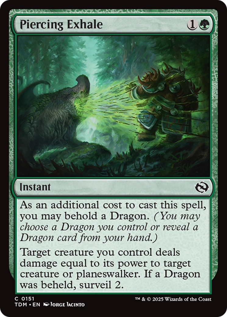 Piercing Exhale [Tarkir: Dragonstorm] | Game Master's Emporium (The New GME)