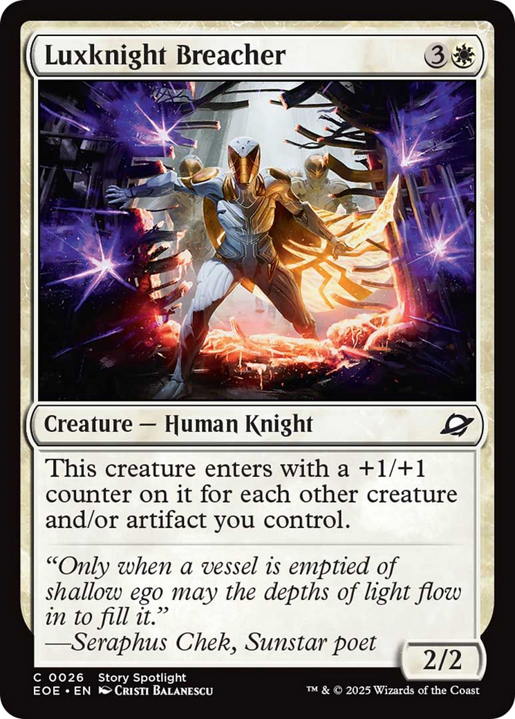 Luxknight Breacher [Edge of Eternities] | Game Master's Emporium (The New GME)