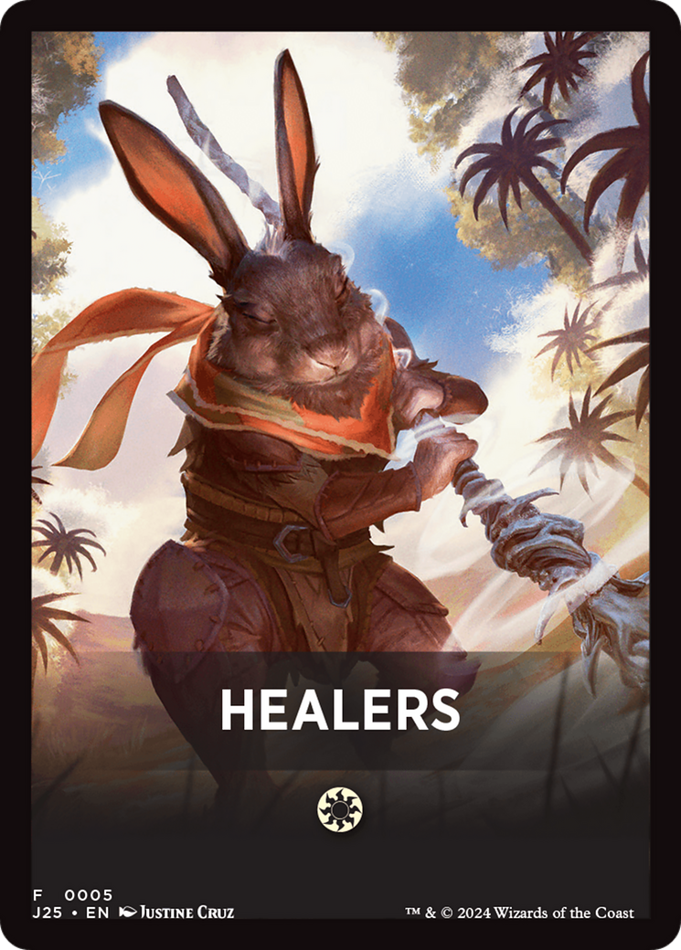 Healers Theme Card [Foundations Jumpstart Front Cards] | Game Master's Emporium (The New GME)