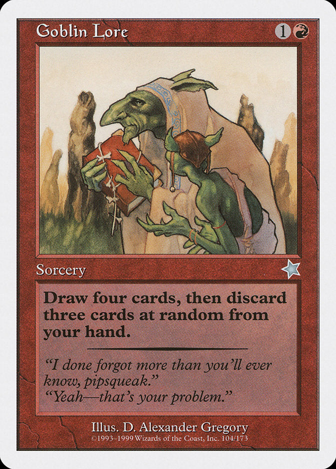 Goblin Lore [Starter 1999] | Game Master's Emporium (The New GME)