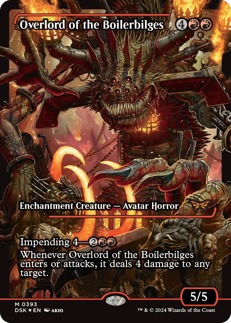 Overlord of the Boilerbilges (Japan Showcase) [Duskmourn: House of Horror] | Game Master's Emporium (The New GME)