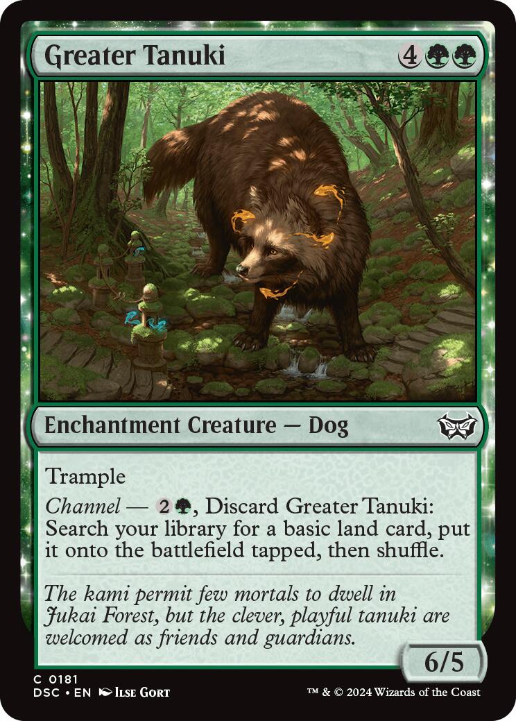 Greater Tanuki [Duskmourn: House of Horror Commander] | Game Master's Emporium (The New GME)