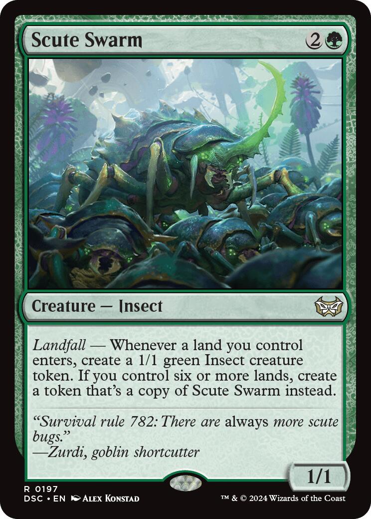 Scute Swarm [Duskmourn: House of Horror Commander] | Game Master's Emporium (The New GME)