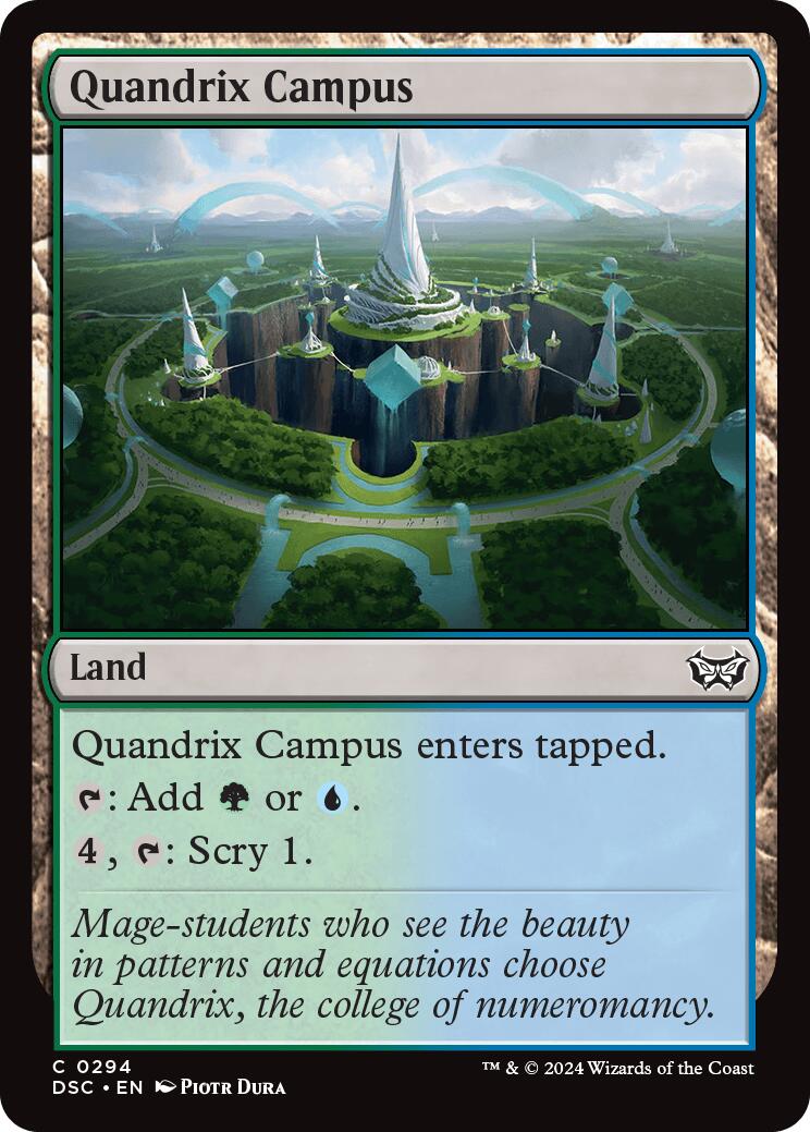 Quandrix Campus [Duskmourn: House of Horror Commander] | Game Master's Emporium (The New GME)