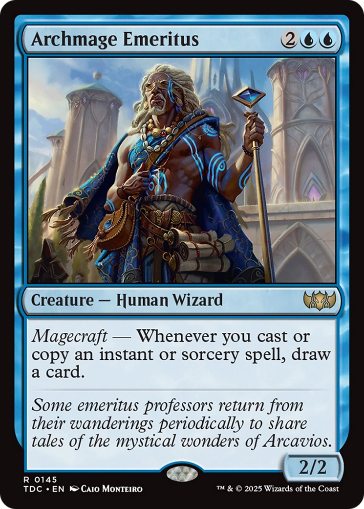 Archmage Emeritus [Tarkir: Dragonstorm Commander] | Game Master's Emporium (The New GME)