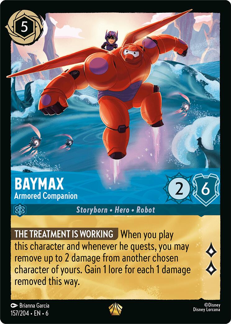 Baymax - Armored Companion (157/204) [Azurite Sea] | Game Master's Emporium (The New GME)