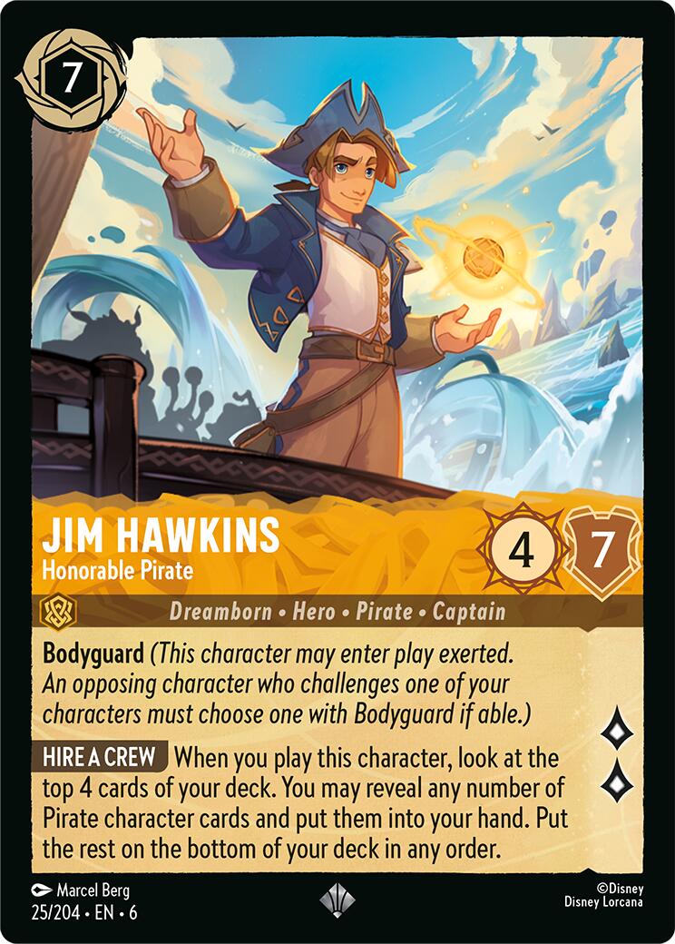 Jim Hawkins - Honorable Pirate (25/204) [Azurite Sea] | Game Master's Emporium (The New GME)