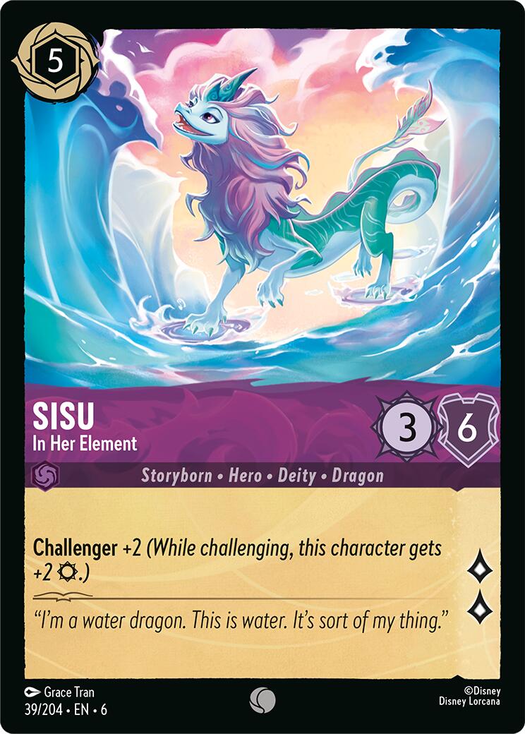 Sisu - In Her Element (39/204) [Azurite Sea] | Game Master's Emporium (The New GME)