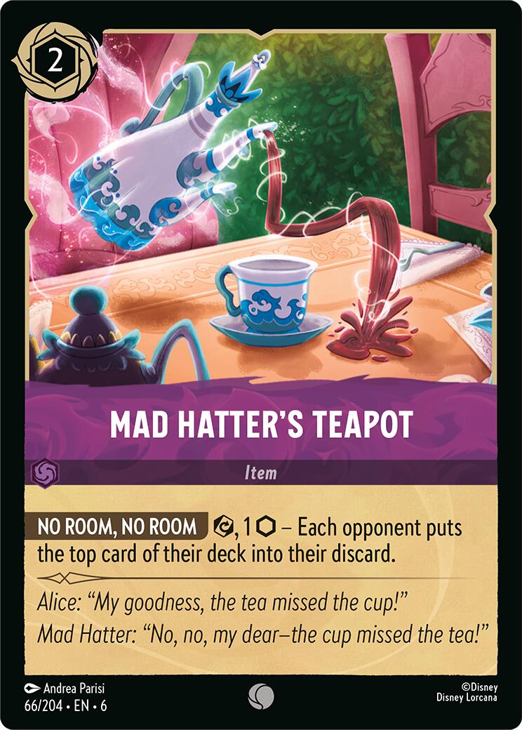 Mad Hatter's Teapot (66/204) [Azurite Sea] | Game Master's Emporium (The New GME)