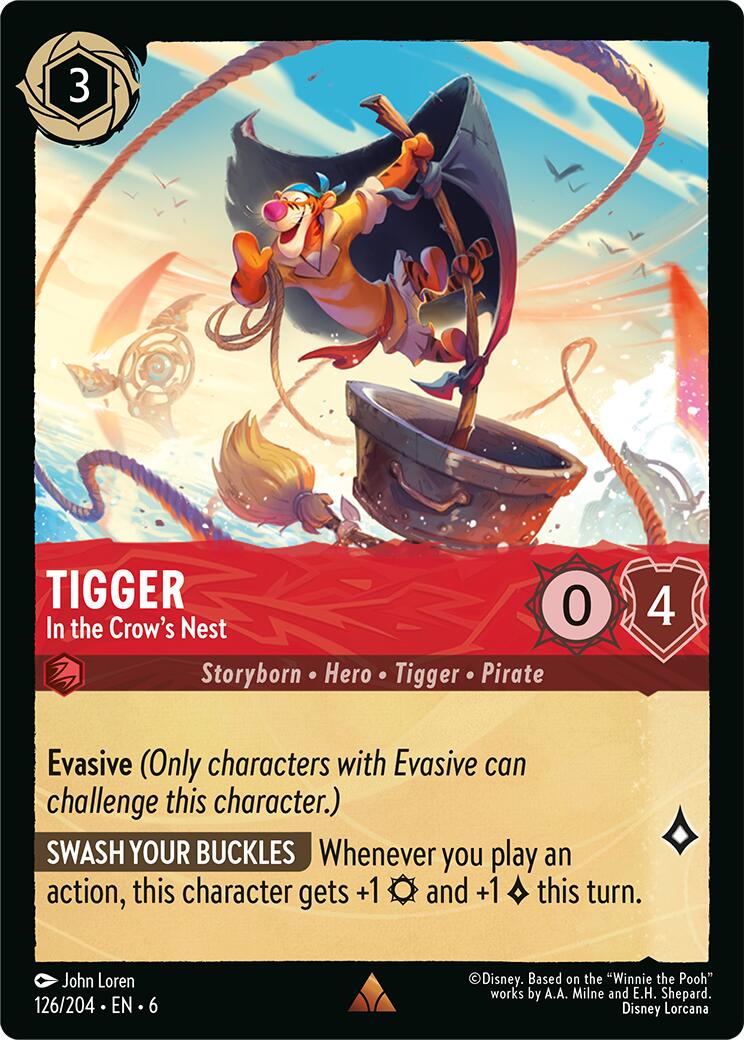 Tigger - In the Crow's Nest (126/204) [Azurite Sea] | Game Master's Emporium (The New GME)