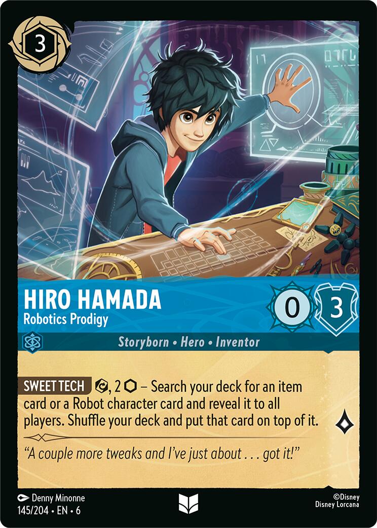 Hiro Hamada - Robotics Prodigy (145/204) [Azurite Sea] | Game Master's Emporium (The New GME)