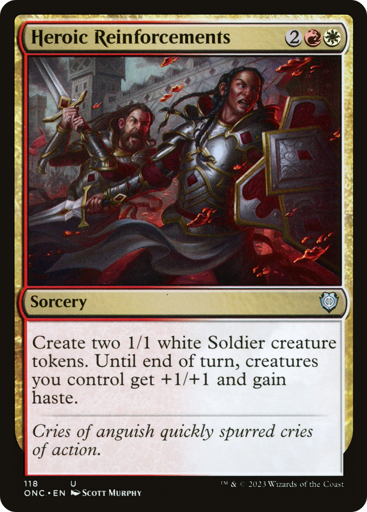 Heroic Reinforcements [Phyrexia: All Will Be One Commander] | Game Master's Emporium (The New GME)