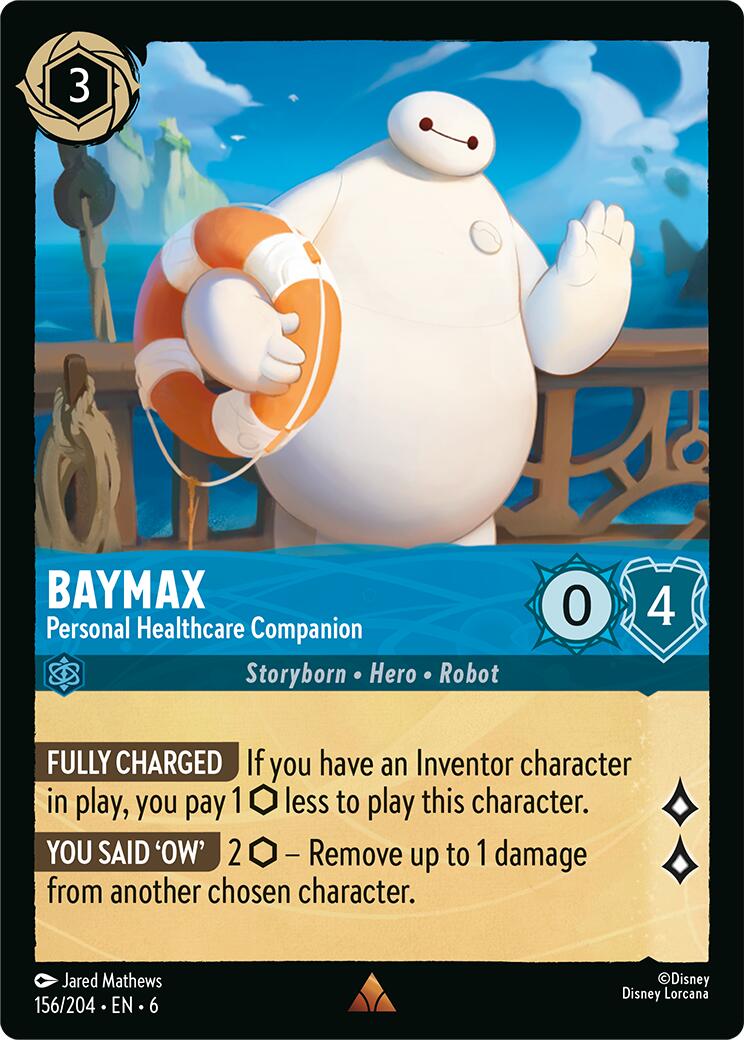 Baymax - Personal Healthcare Companion (156/204) [Azurite Sea] | Game Master's Emporium (The New GME)