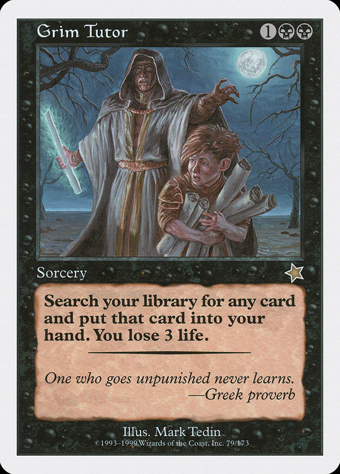 Grim Tutor [Starter 1999] | Game Master's Emporium (The New GME)