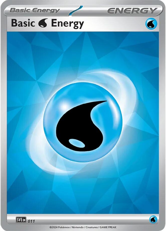 Basic Water Energy (011)(Holo) [Scarlet & Violet: Stellar Crown] | Game Master's Emporium (The New GME)