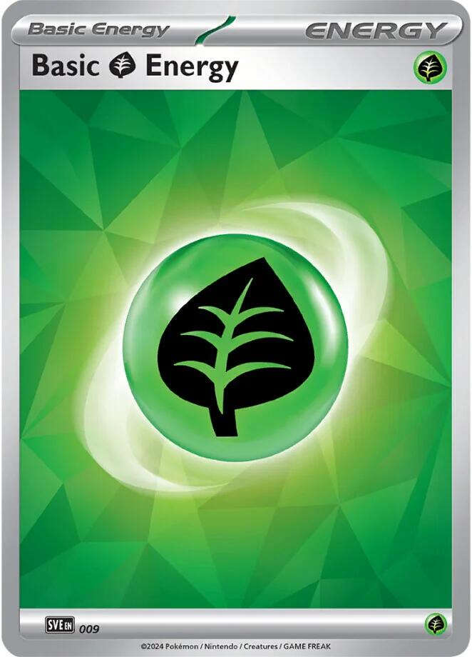 Basic Grass Energy (009)(Holo) [Scarlet & Violet: Stellar Crown] | Game Master's Emporium (The New GME)