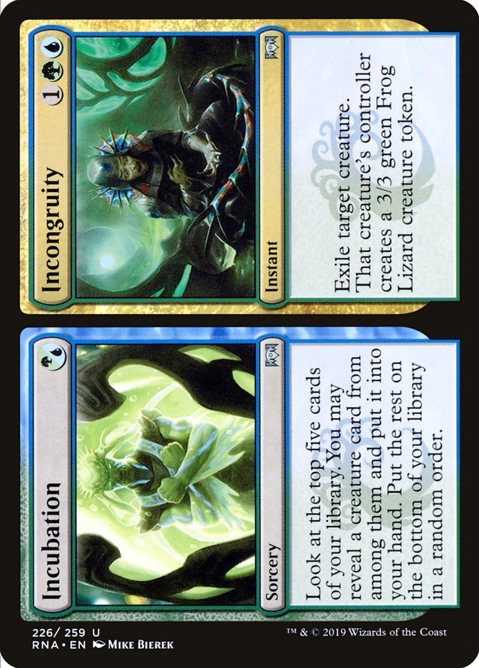 Incubation // Incongruity [Ravnica Allegiance] | Game Master's Emporium (The New GME)