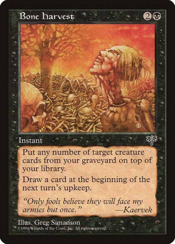 Bone Harvest [Mirage] | Game Master's Emporium (The New GME)