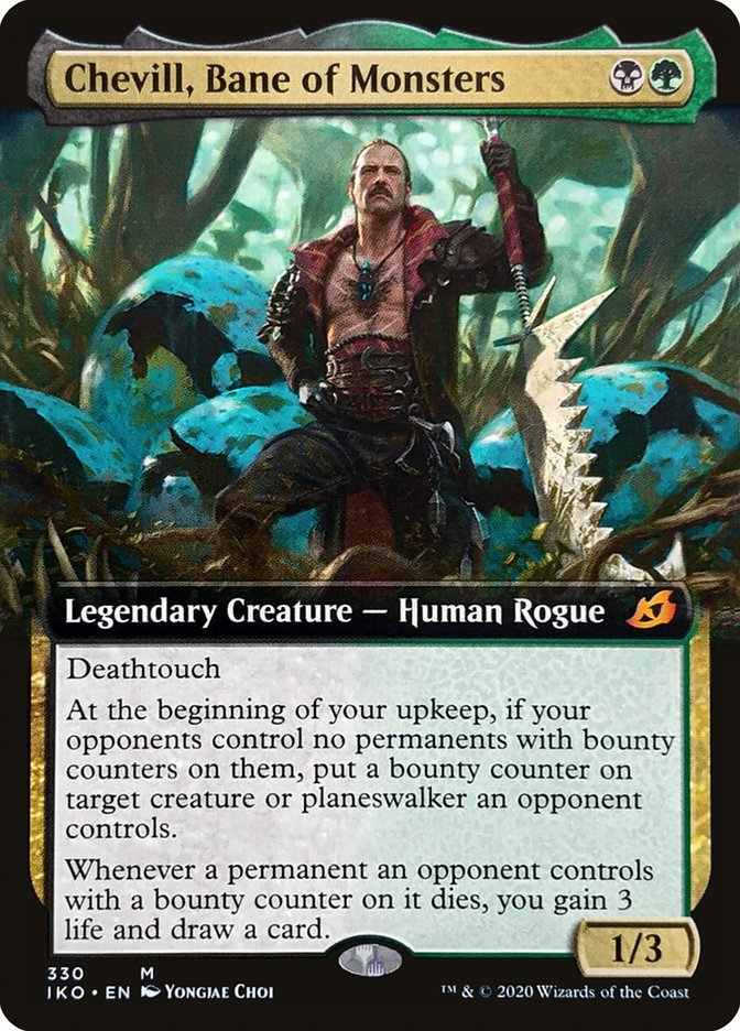 Chevill, Bane of Monsters (Extended Art) [Ikoria: Lair of Behemoths] | Game Master's Emporium (The New GME)