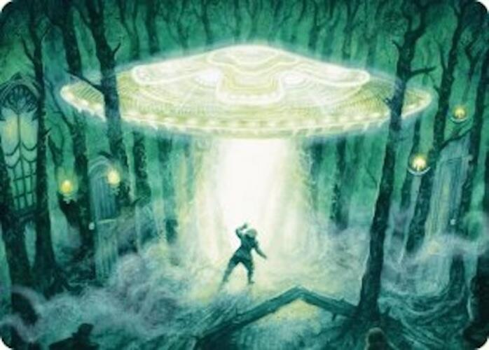 Unidentified Hovership Art Card [Duskmourn: House of Horror Art Series] | Game Master's Emporium (The New GME)