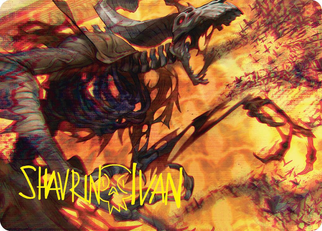 Unwanted Remake Art Card (Gold-Stamped Signature) [Duskmourn: House of Horror Art Series] | Game Master's Emporium (The New GME)