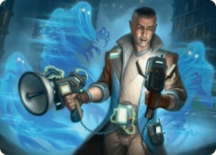 Paranormal Analyst Art Card [Duskmourn: House of Horror Art Series] | Game Master's Emporium (The New GME)