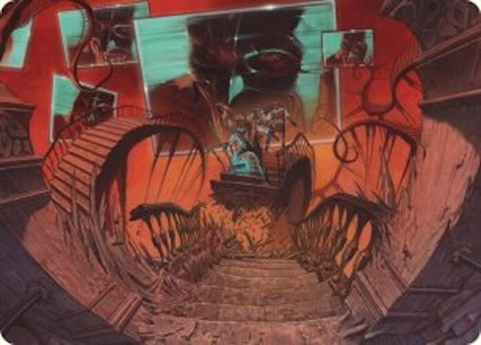 Let's Play a Game Art Card [Duskmourn: House of Horror Art Series] | Game Master's Emporium (The New GME)