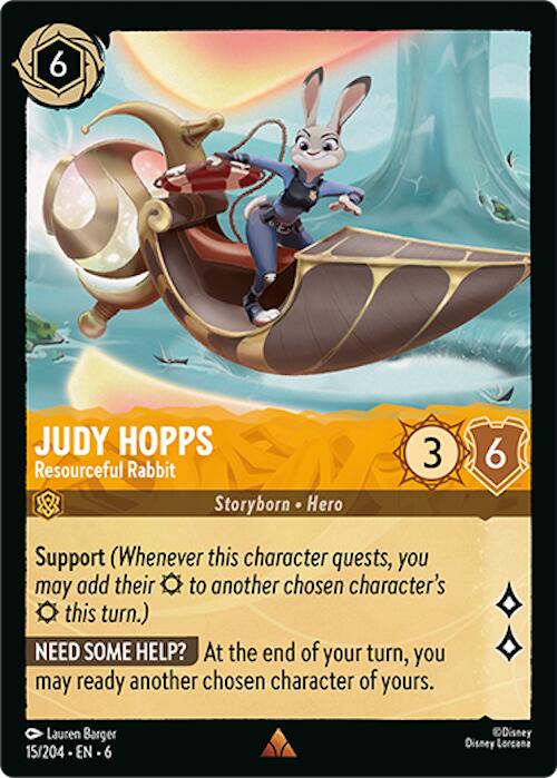 Judy Hopps - Resourceful Rabbit (15/204) [Azurite Sea] | Game Master's Emporium (The New GME)