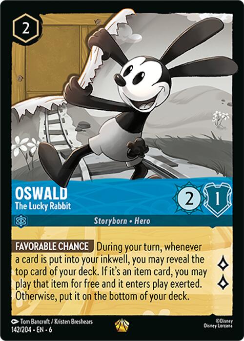 Oswald - The Lucky Rabbit (142/204) [Azurite Sea] | Game Master's Emporium (The New GME)