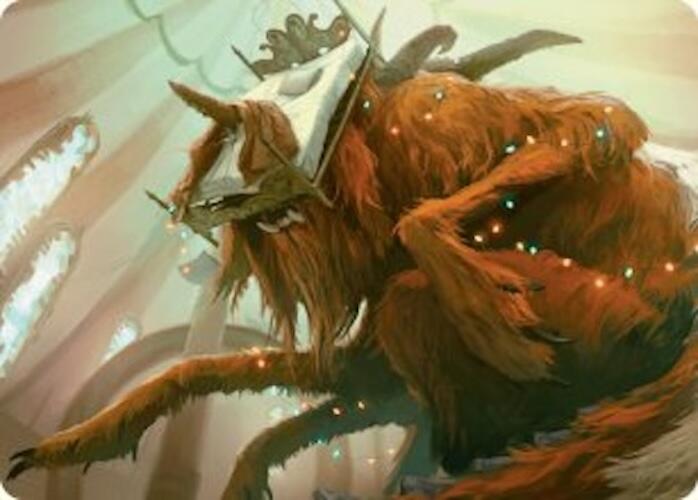 Bedhead Beastie Art Card [Duskmourn: House of Horror Art Series] | Game Master's Emporium (The New GME)