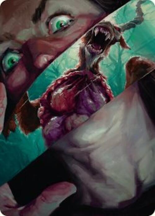 Hauntwoods Shrieker Art Card [Duskmourn: House of Horror Art Series] | Game Master's Emporium (The New GME)