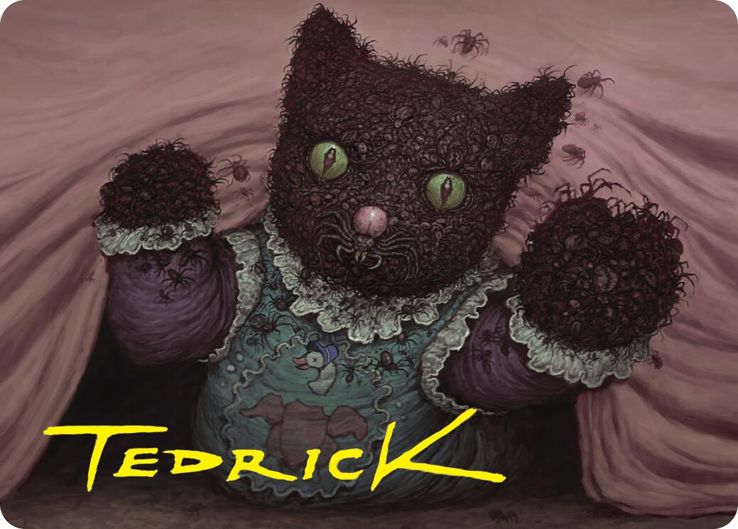 Twitching Doll Art Card (Gold-Stamped Signature) [Duskmourn: House of Horror Art Series] | Game Master's Emporium (The New GME)