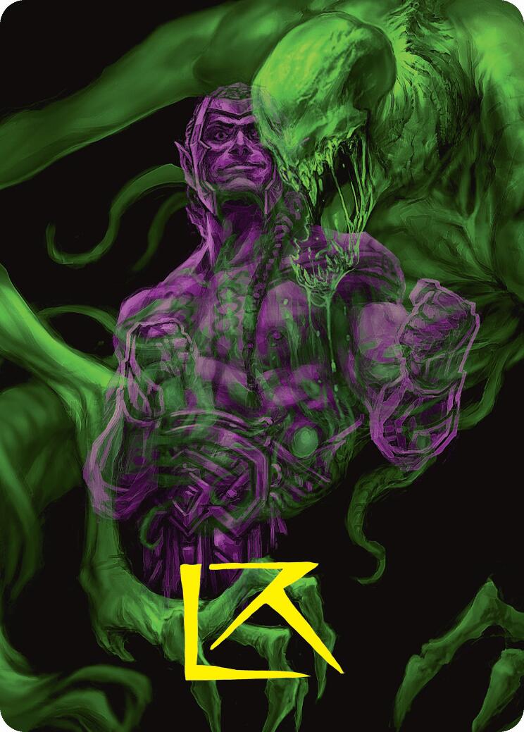 Tyvar, the Pummeler Art Card (Gold-Stamped Signature) [Duskmourn: House of Horror Art Series] | Game Master's Emporium (The New GME)