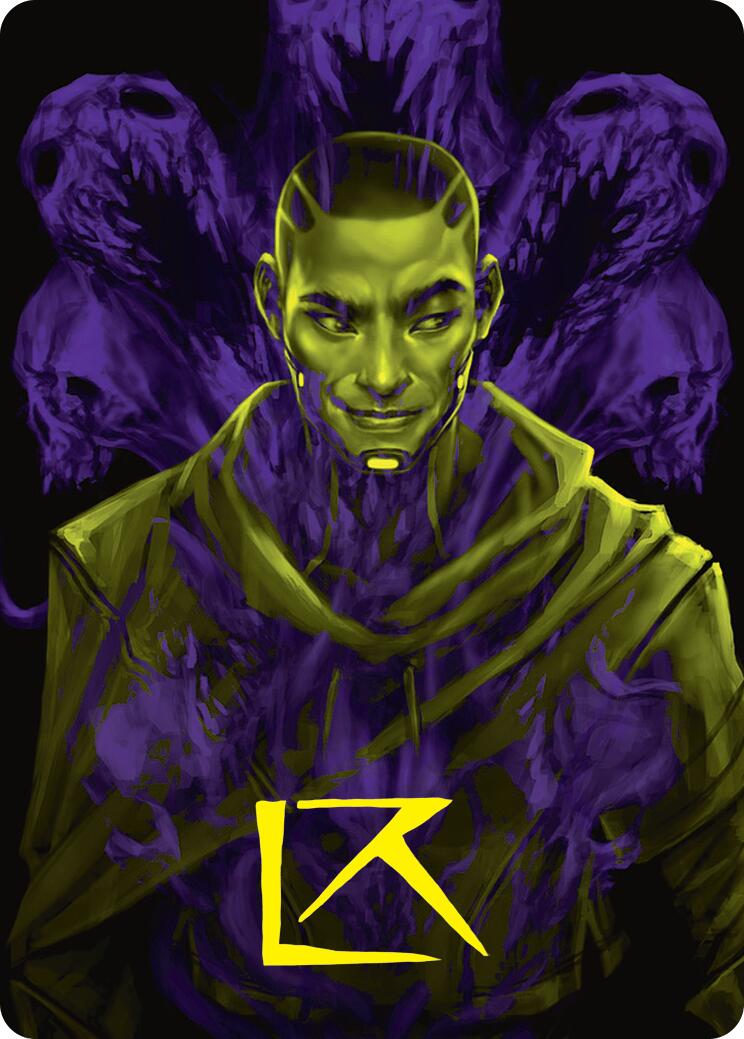 Kaito, Bane of Nightmares Art Card (Gold-Stamped Signature) [Duskmourn: House of Horror Art Series] | Game Master's Emporium (The New GME)
