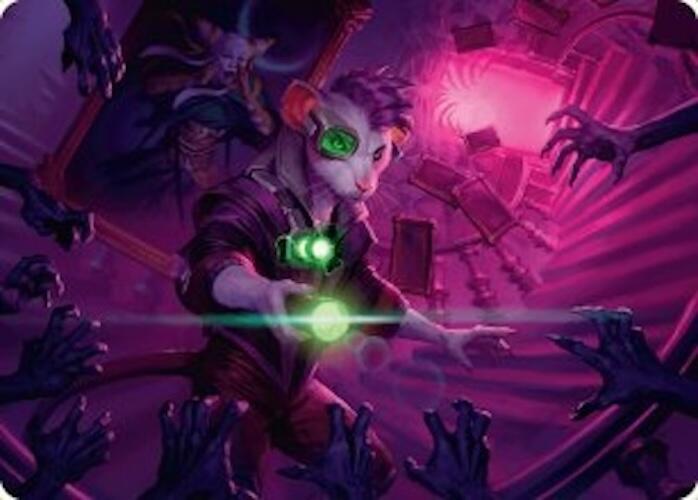 Nashi, Searcher in the Dark Art Card (21/54) [Duskmourn: House of Horror Art Series] | Game Master's Emporium (The New GME)