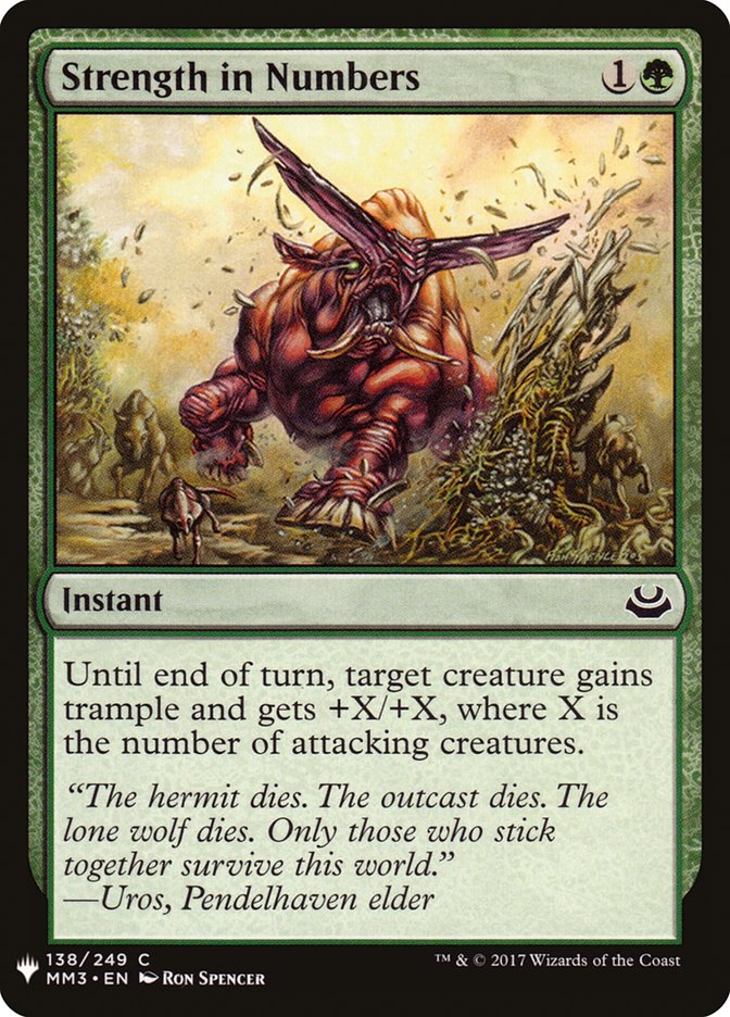 Strength in Numbers [Mystery Booster] | Game Master's Emporium (The New GME)