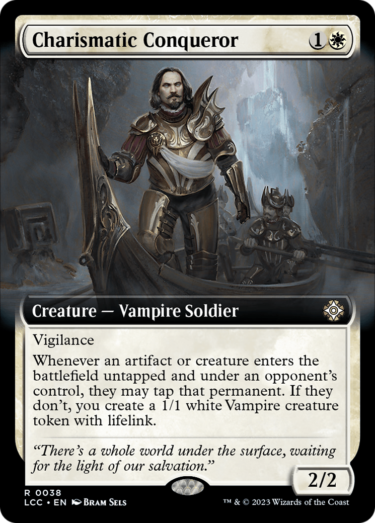 Charismatic Conqueror (Extended Art) [The Lost Caverns of Ixalan Commander] | Game Master's Emporium (The New GME)