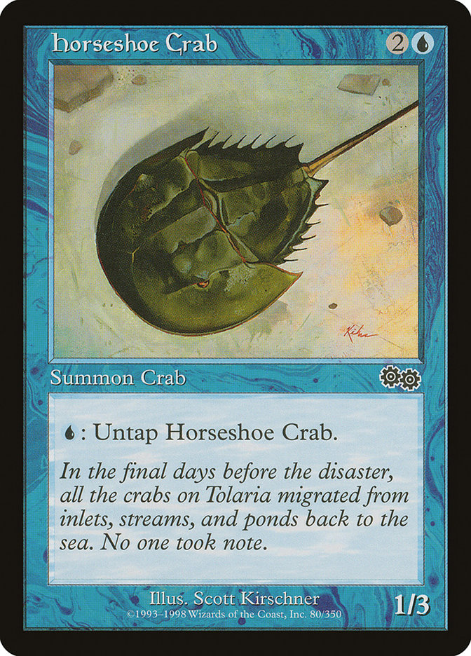 Horseshoe Crab [Urza's Saga] | Game Master's Emporium (The New GME)