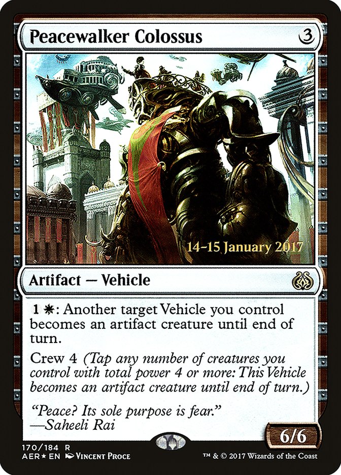 Peacewalker Colossus [Aether Revolt Prerelease Promos] | Game Master's Emporium (The New GME)