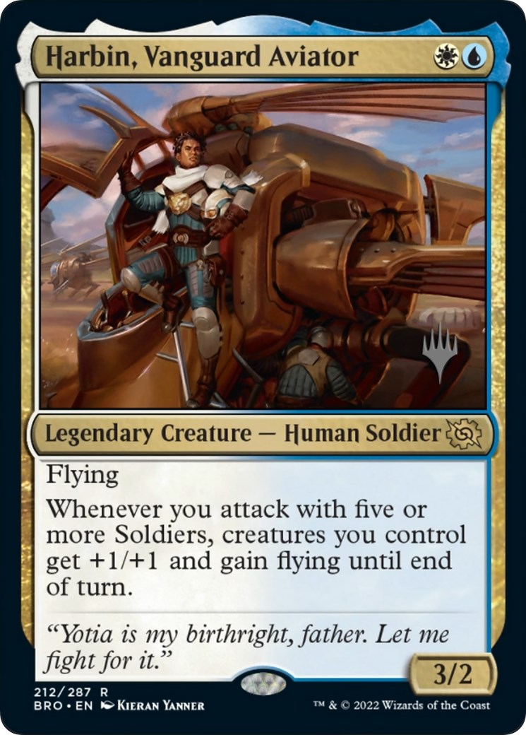 Harbin, Vanguard Aviator (Promo Pack) [The Brothers' War Promos] | Game Master's Emporium (The New GME)