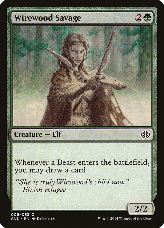 Wirewood Savage (Garruk vs. Liliana) [Duel Decks Anthology] | Game Master's Emporium (The New GME)