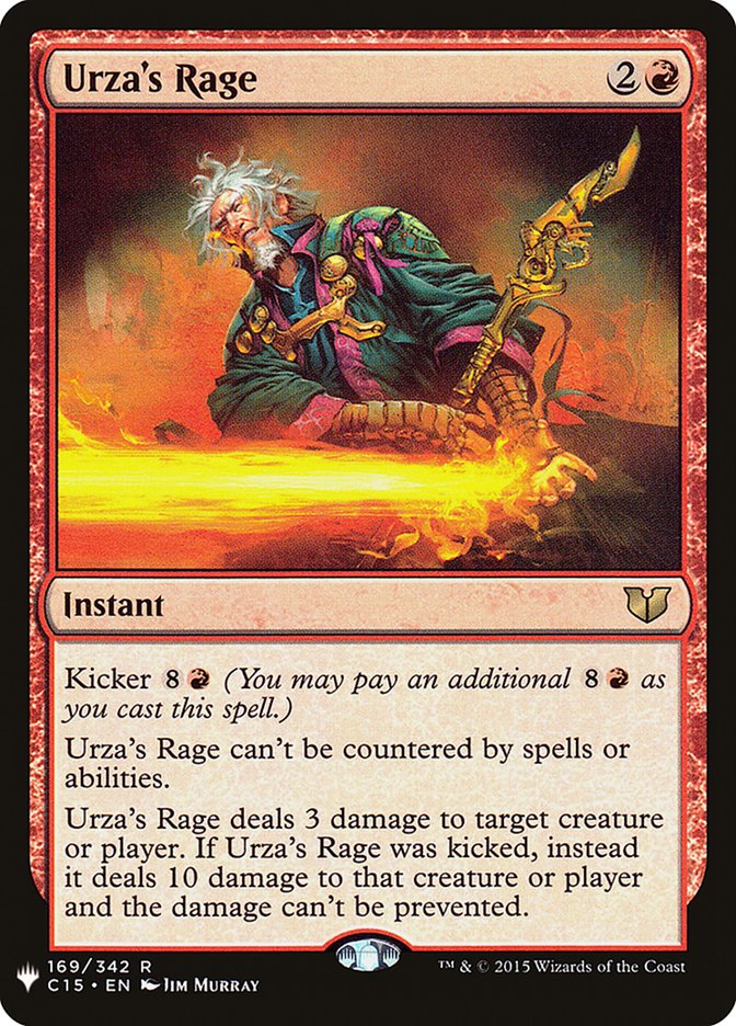 Urza's Rage [The List] | Game Master's Emporium (The New GME)