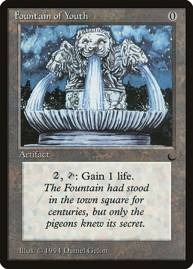 Fountain of Youth (Misprinted) [The Dark] | Game Master's Emporium (The New GME)