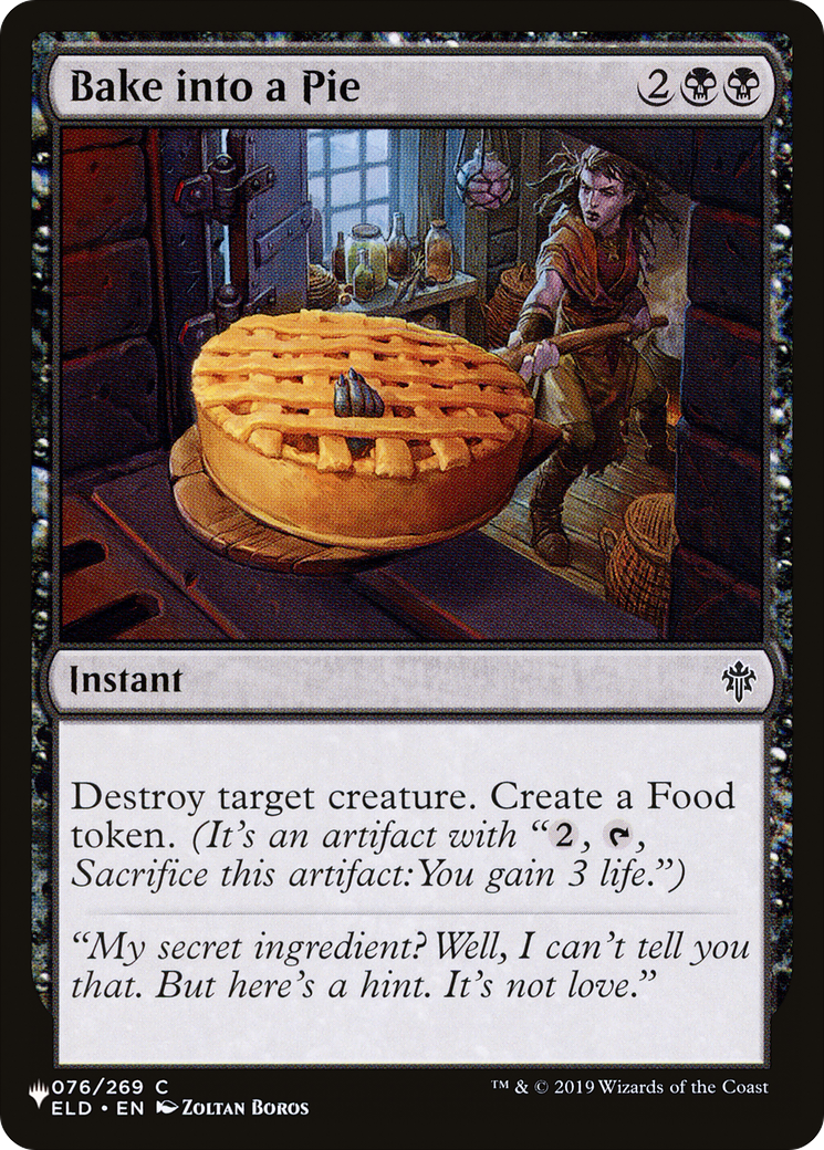 Bake into a Pie [The List] | Game Master's Emporium (The New GME)